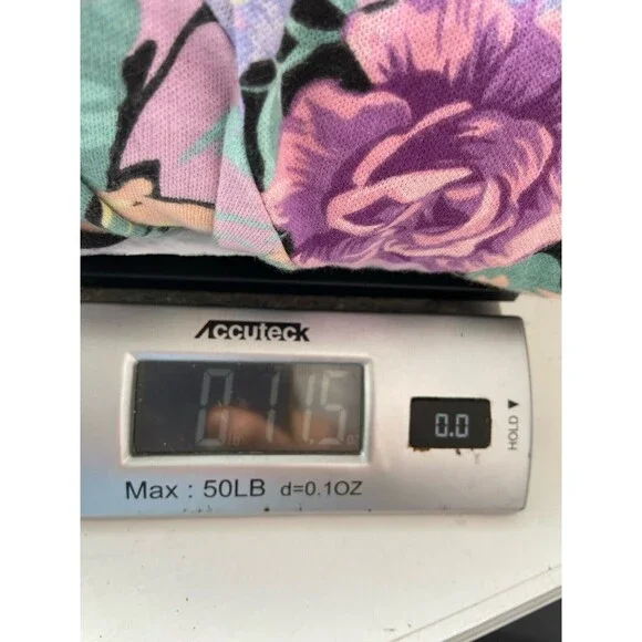 Vintage Floral Skater Dress‎ Size S Cottagecore 80s Shoulder Pads CFTC Sport USA - Picture 12 of 12